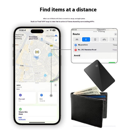 Find My-Compatible Tracking Card | Track Your Wallet, Bag or Belongings Instantly