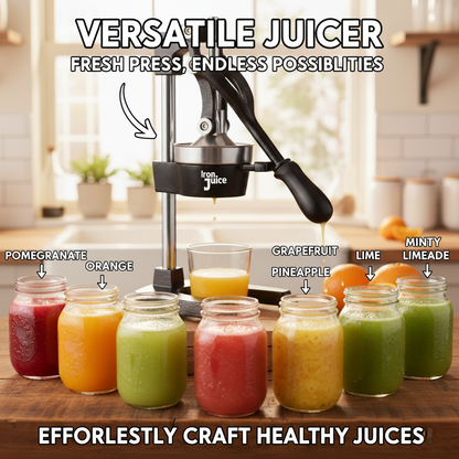 Cast Iron Juicer - Make Fresh Healthy Juice At Home