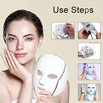 DermaLuxe™ Advanced LED Facial Mask – 7 Light Modes | Wireless, Rechargeable & FDA Certified