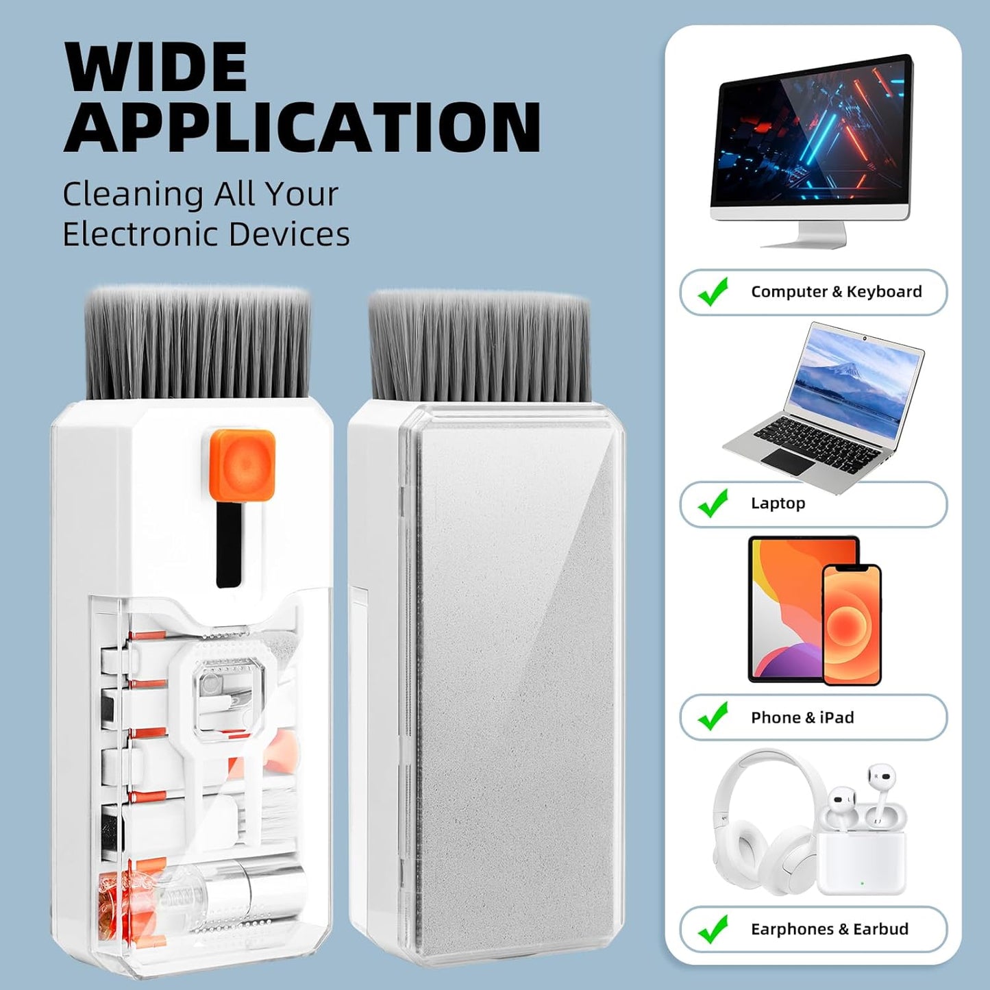 All-in-1 Computer Screen Cleaning Brush Tool,