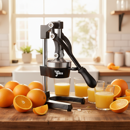 Cast Iron Juicer - Make Fresh Healthy Juice At Home