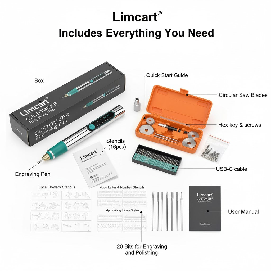 Limcart™ Rechargeable Engraving Pen