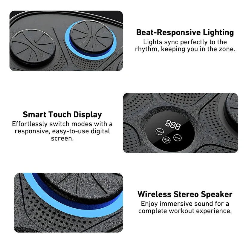 Music Boxing Machine with Gloves & Wall Mount