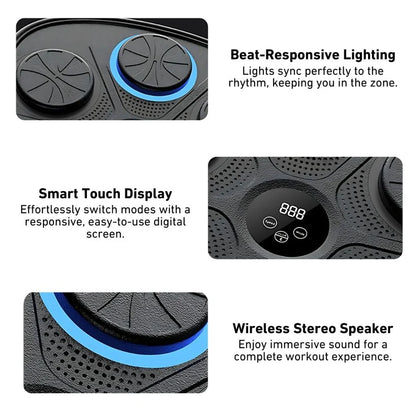 Music Boxing Machine with Gloves & Wall Mount